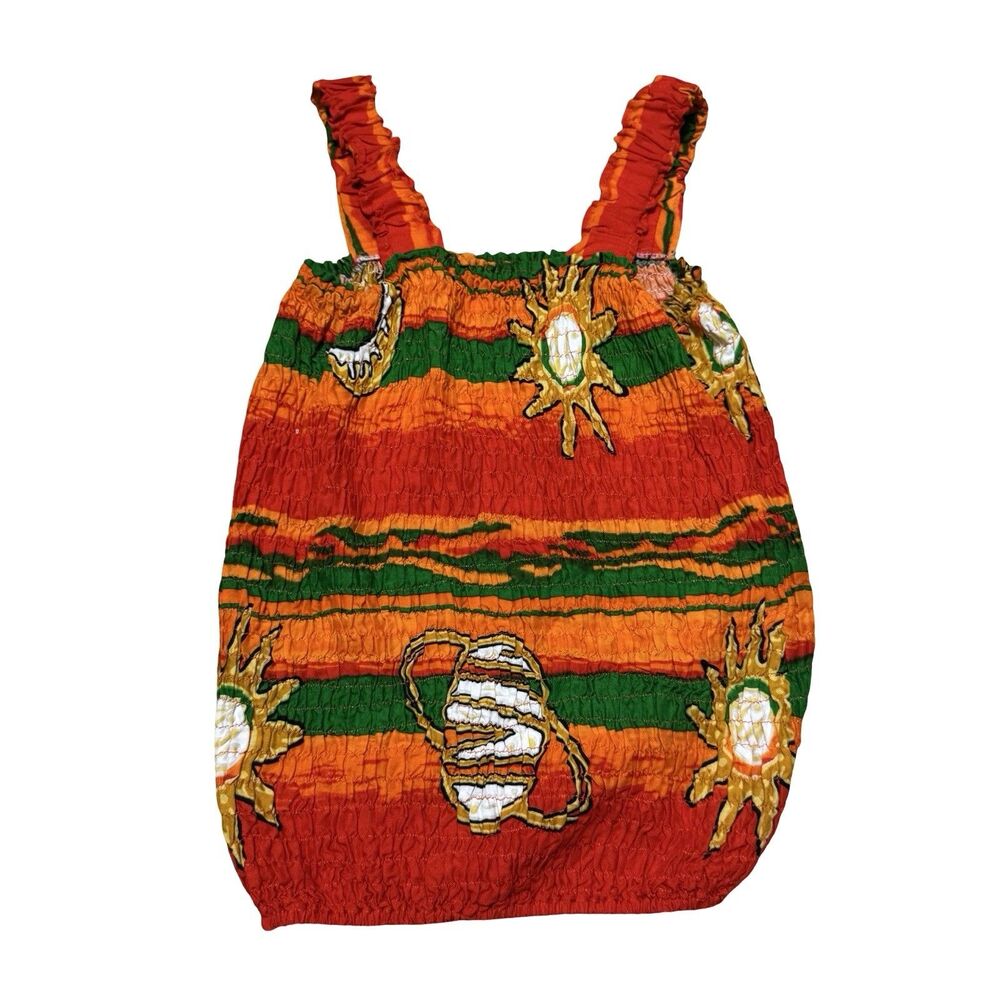Tank Top--stretch Multi-color BY Shore Lines Bohemian Medium